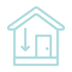 Vector icon representing a floor